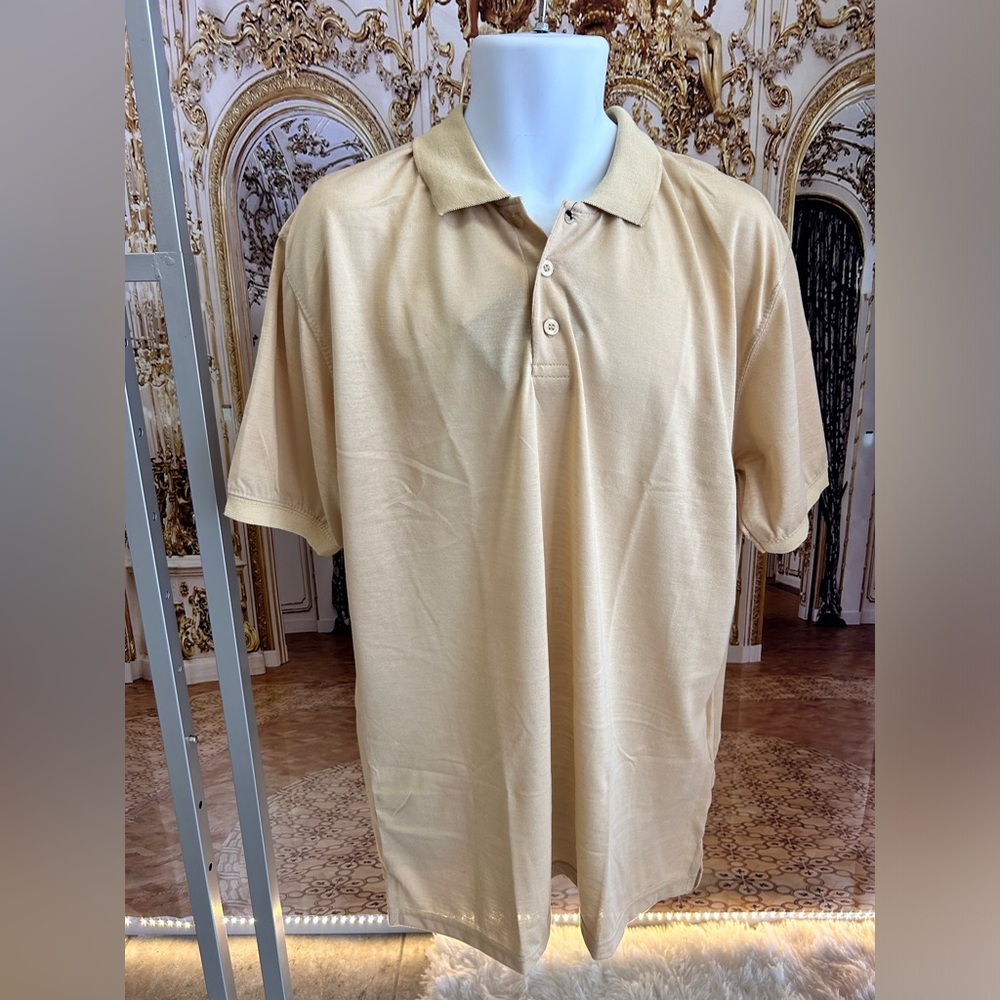 Tan men’s polo